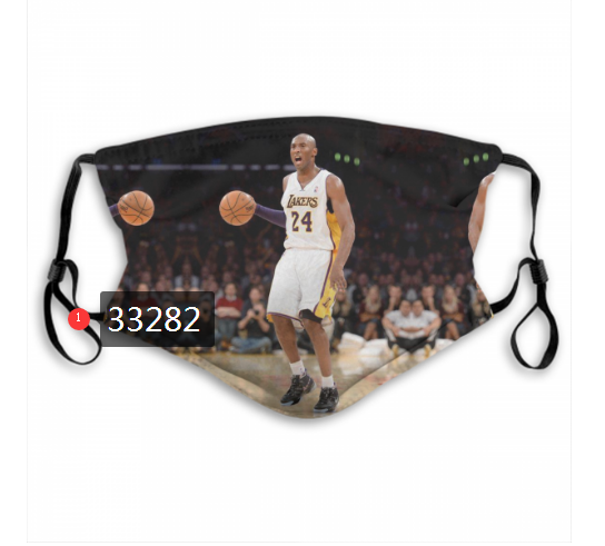 2021 NBA Los Angeles Lakers #24 kobe bryant 33282 Dust mask with filter